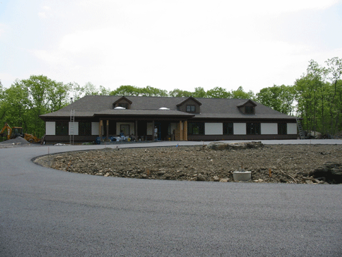 Building and Driveway
